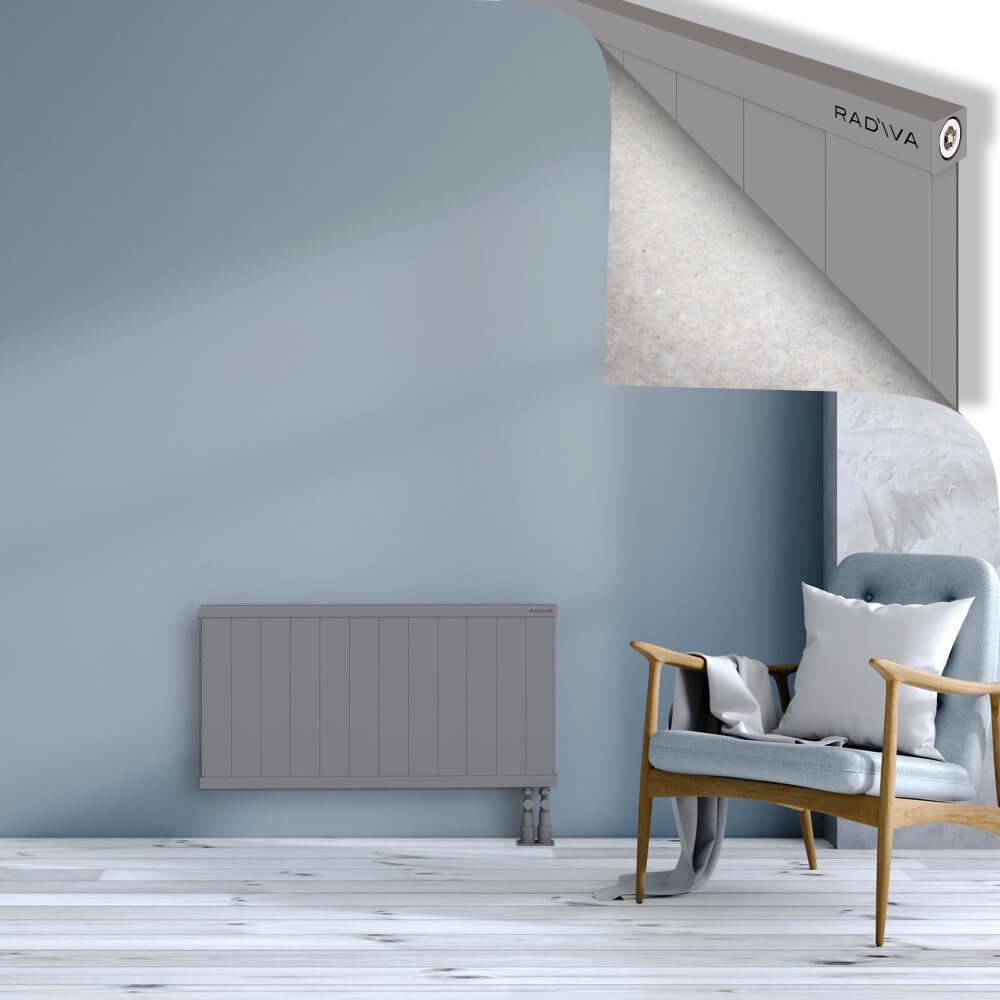 RIO Dekoratif Alüminyum Radyatör 500x1204 Gri