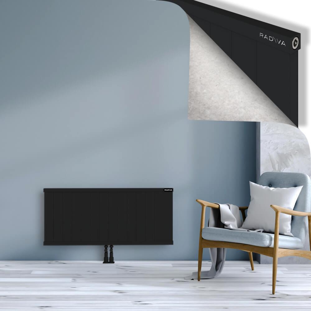 RIO Dekoratif Alüminyum Radyatör 500x1404 Siyah