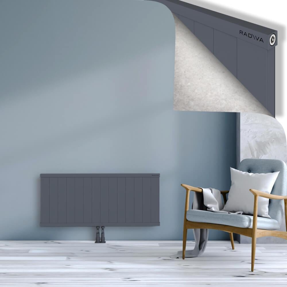 RIO Dekoratif Alüminyum Radyatör 500x1404 Antrasit