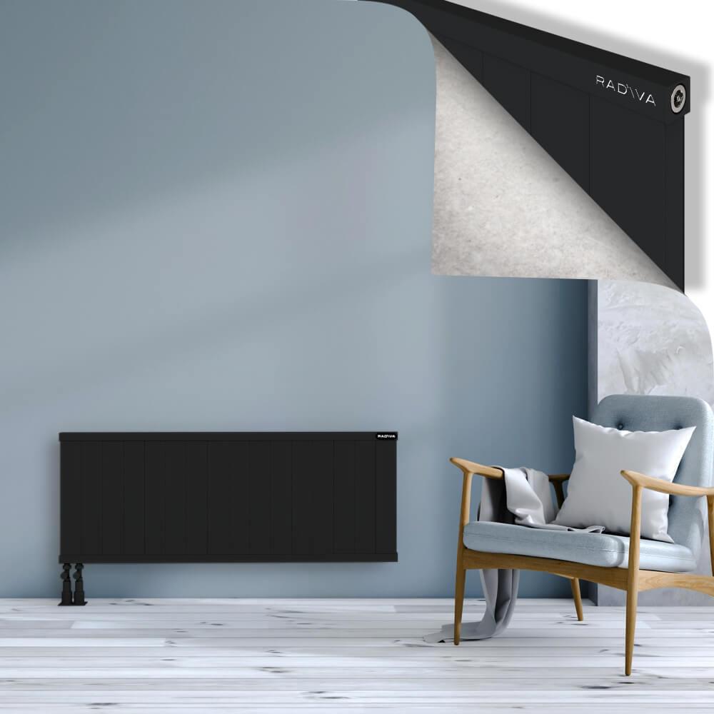 RIO Dekoratif Alüminyum Radyatör 500x1604 Siyah