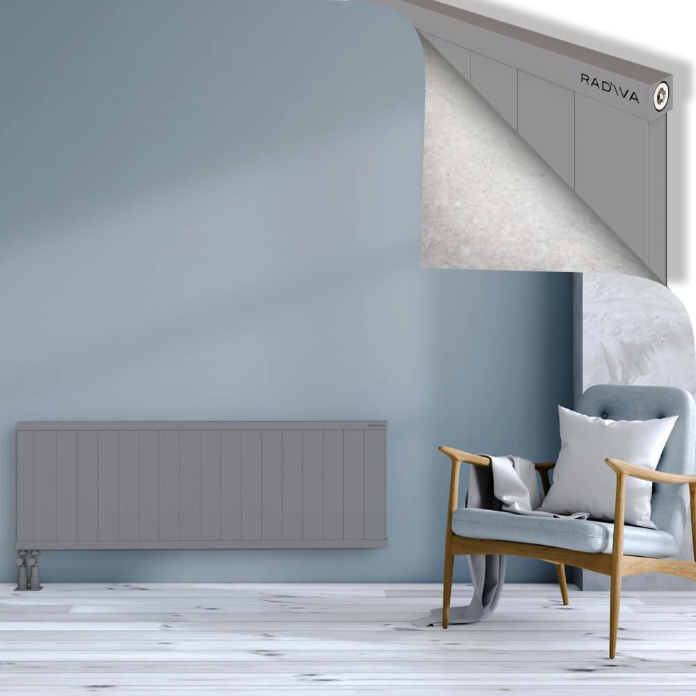 RIO Dekoratif Alüminyum Radyatör 500x1804 Gri