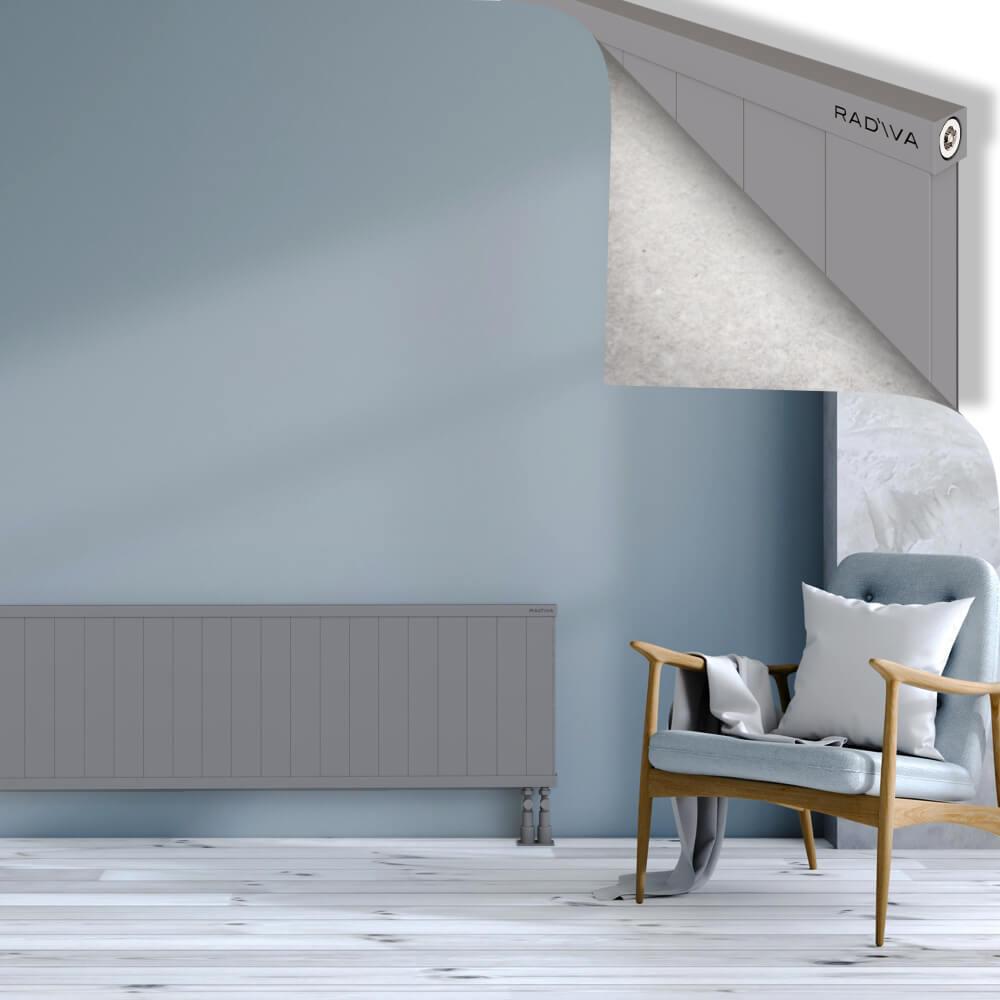 RIO Dekoratif Alüminyum Radyatör 500x2904 Gri