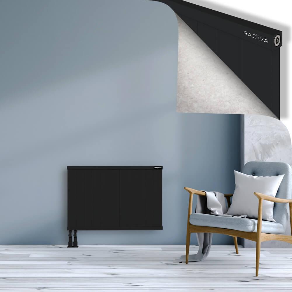 RIO Dekoratif Alüminyum Radyatör 600x1104 Siyah