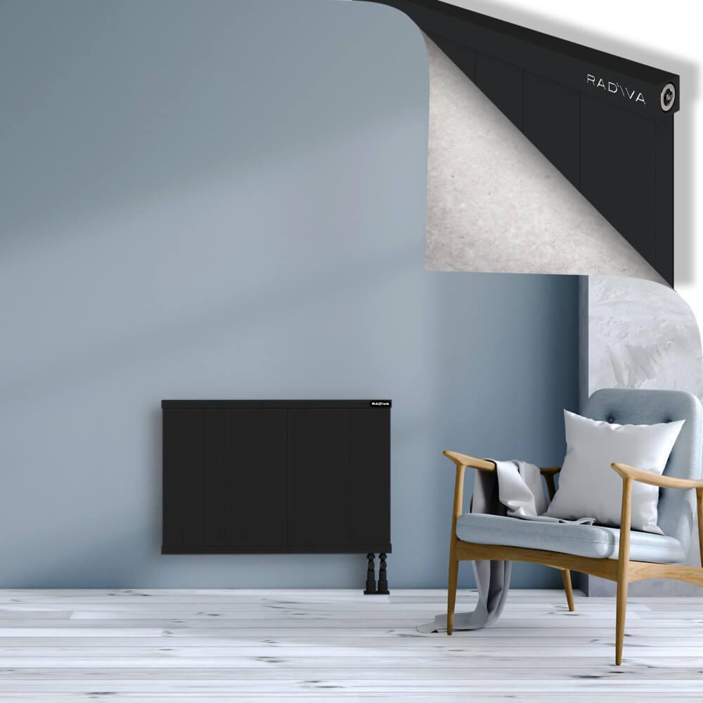 RIO Dekoratif Alüminyum Radyatör 600x1104 Siyah