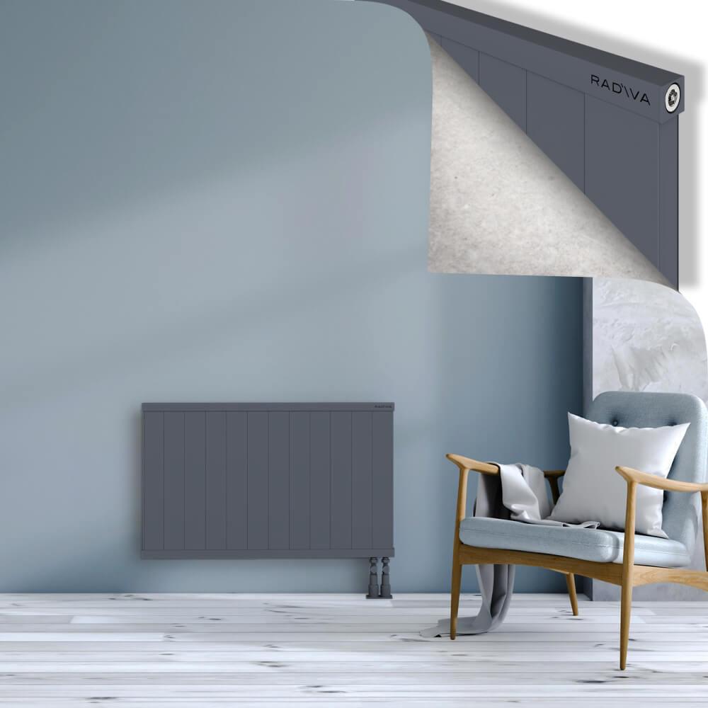RIO Dekoratif Alüminyum Radyatör 600x1204 Antrasit