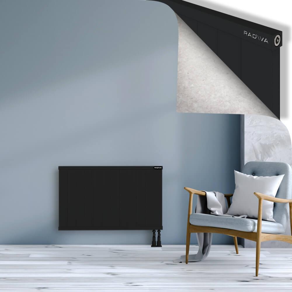 RIO Dekoratif Alüminyum Radyatör 600x1204 Siyah