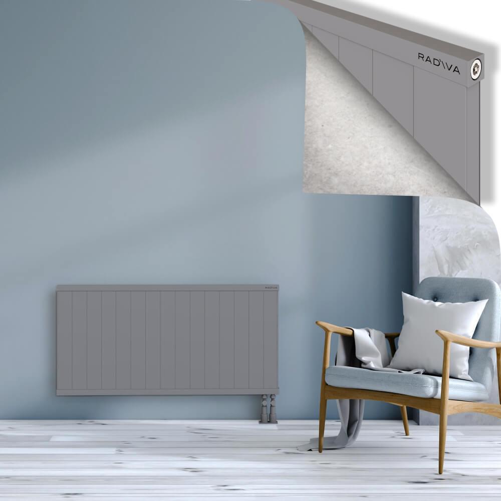 RIO Dekoratif Alüminyum Radyatör 600x1504 Gri