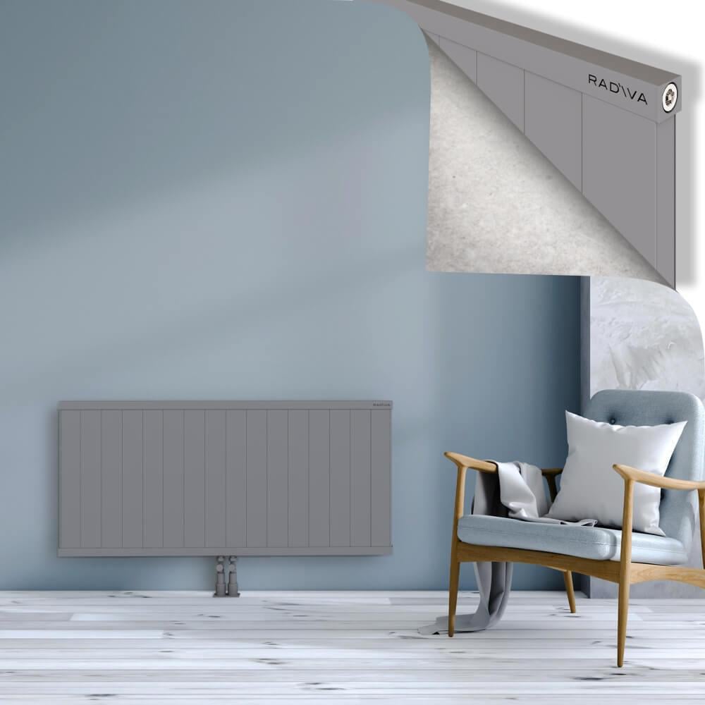 RIO Dekoratif Alüminyum Radyatör 600x1604 Gri