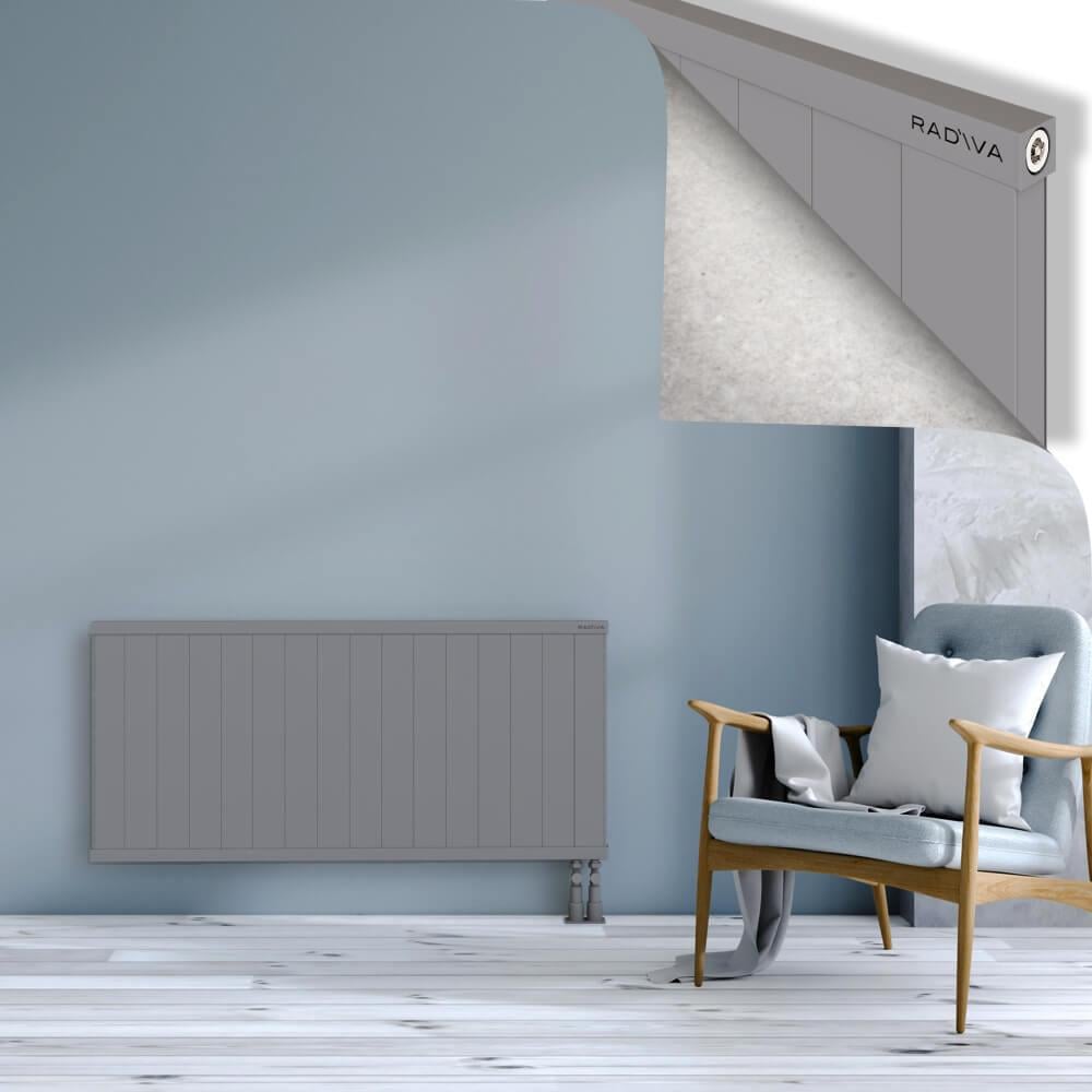 RIO Dekoratif Alüminyum Radyatör 600x1604 Gri