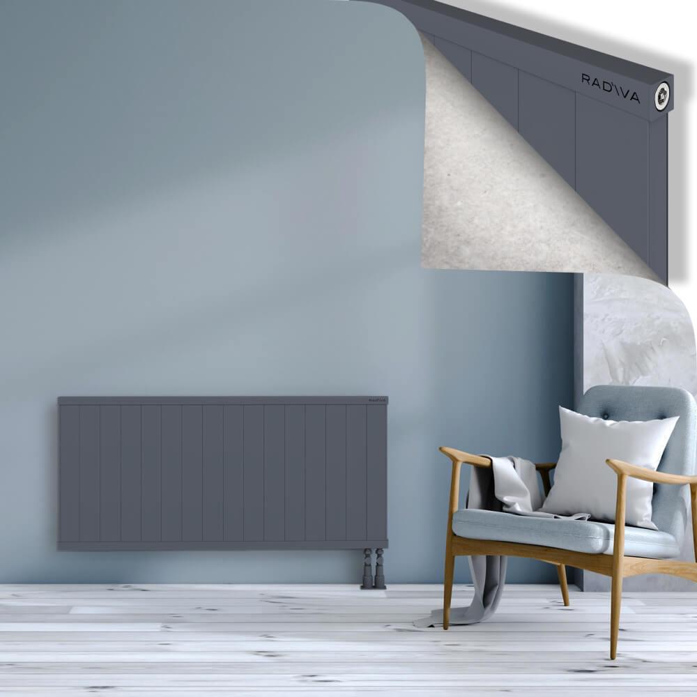 RIO Dekoratif Alüminyum Radyatör 600x1604 Antrasit