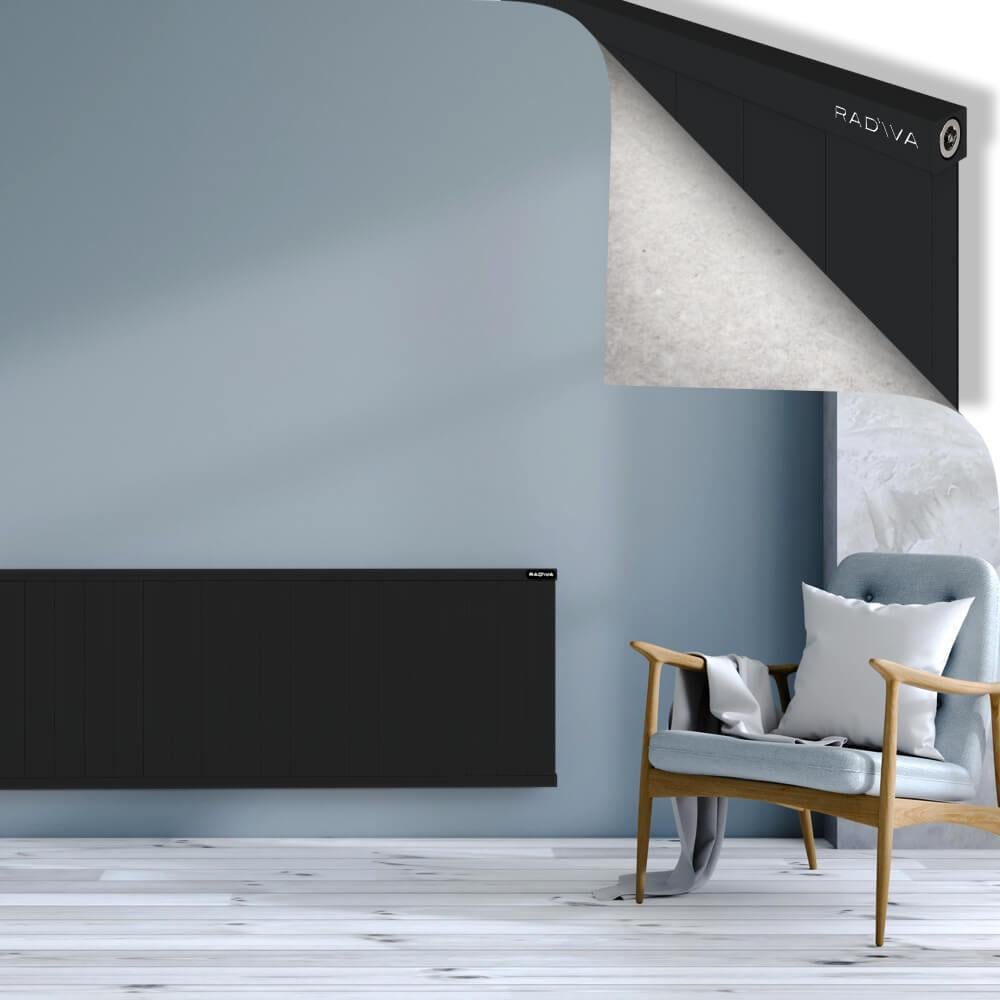 RIO Dekoratif Alüminyum Radyatör 600x2504 Siyah