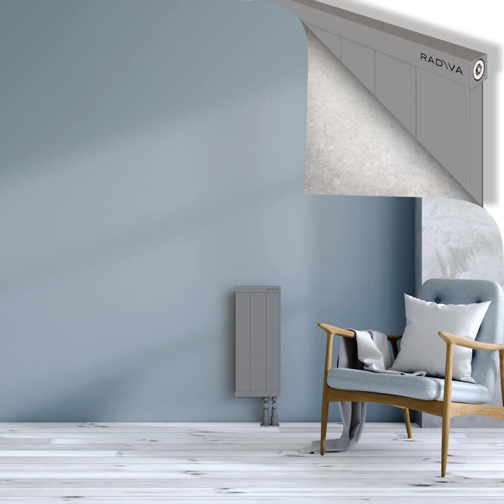 RIO Dekoratif Alüminyum Radyatör 600x304 Gri