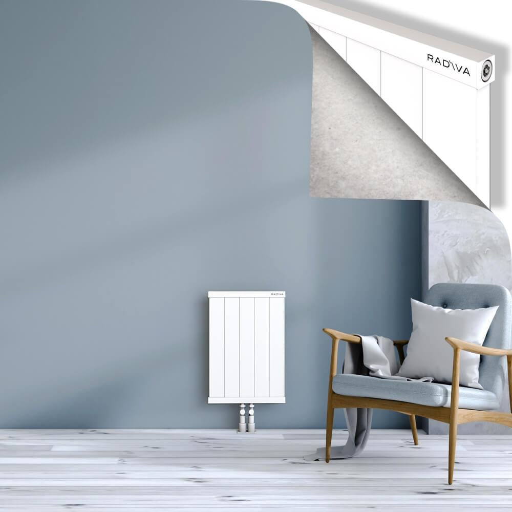 RIO Dekoratif Alüminyum Radyatör 600x504 Beyaz