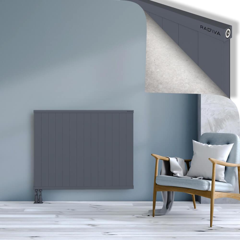 RIO Dekoratif Alüminyum Radyatör 900x1404 Antrasit