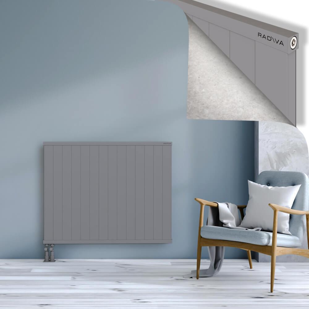 RIO Dekoratif Alüminyum Radyatör 900x1404 Gri