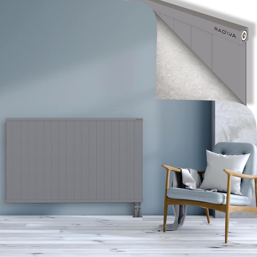 RIO Dekoratif Alüminyum Radyatör 900x1804 Gri