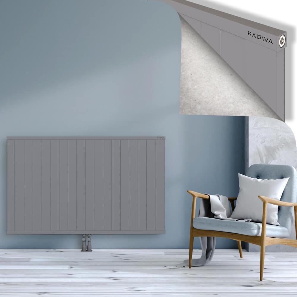 RIO Dekoratif Alüminyum Radyatör 900x1804 Gri