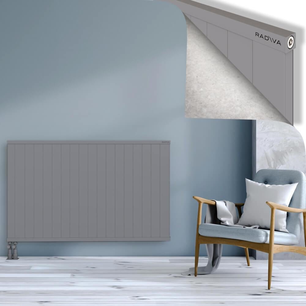 RIO Dekoratif Alüminyum Radyatör 900x1804 Gri