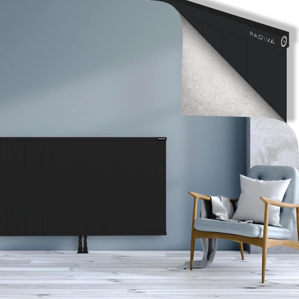 RIO Dekoratif Alüminyum Radyatör 900x3004 Siyah