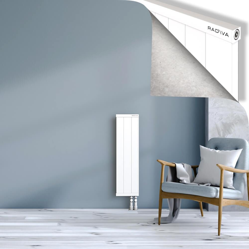 RIO Dekoratif Alüminyum Radyatör 900x304 Beyaz
