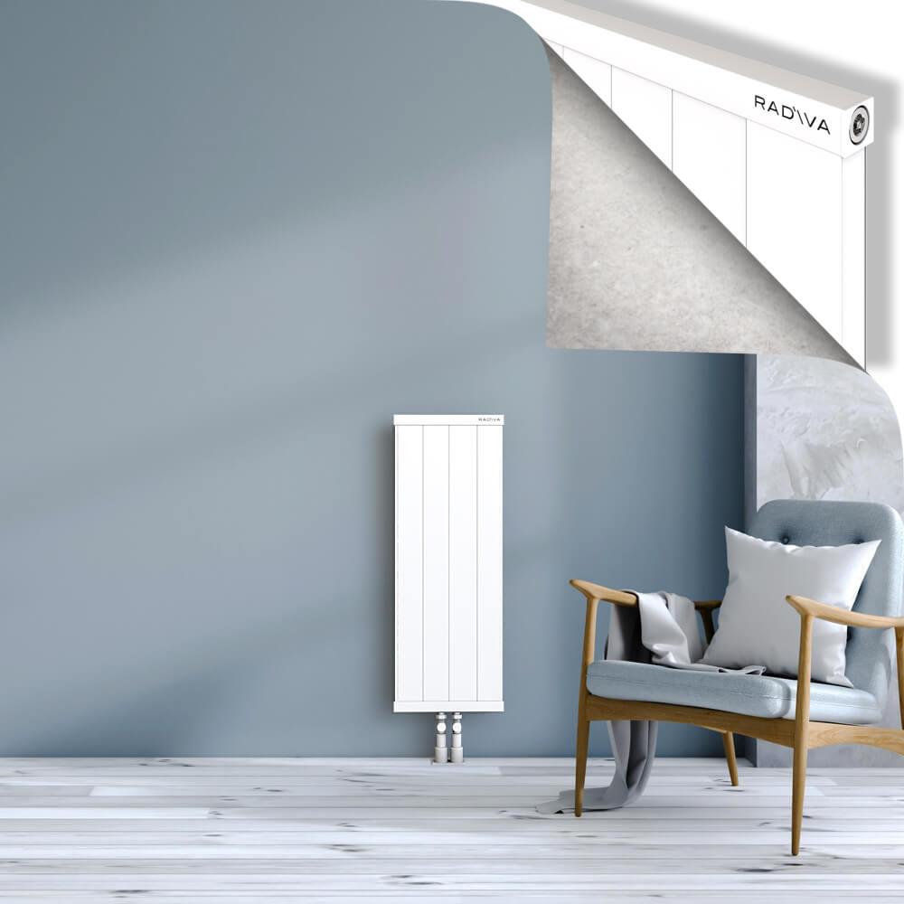 RIO Dekoratif Alüminyum Radyatör 900x404 Beyaz