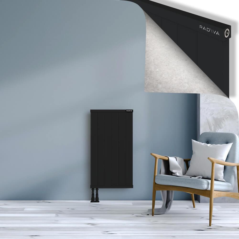 RIO Dekoratif Alüminyum Radyatör 900x604 Siyah