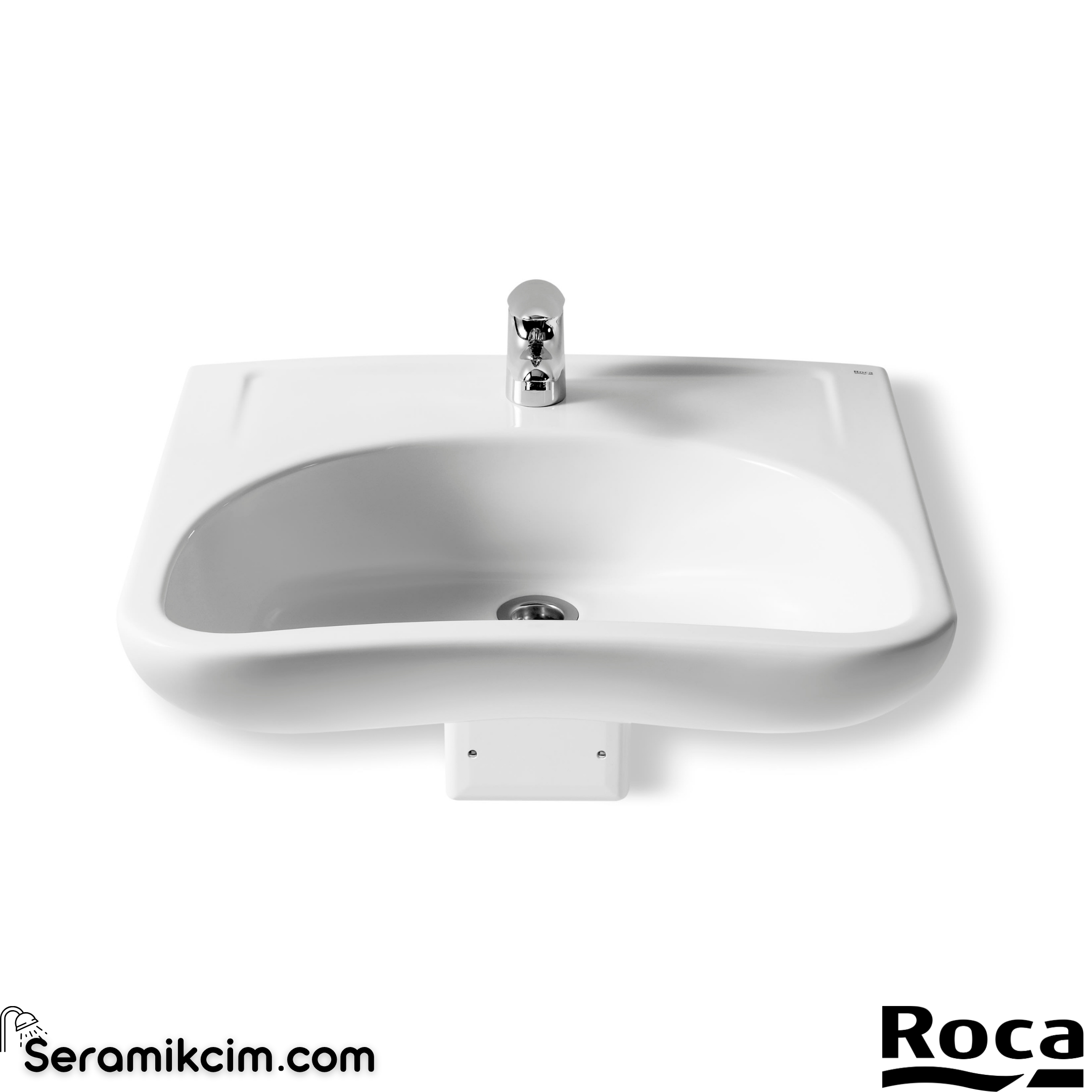 Roca Access Özel İhtiyaçlar için Asma Lavabo, 640 x 550 mm