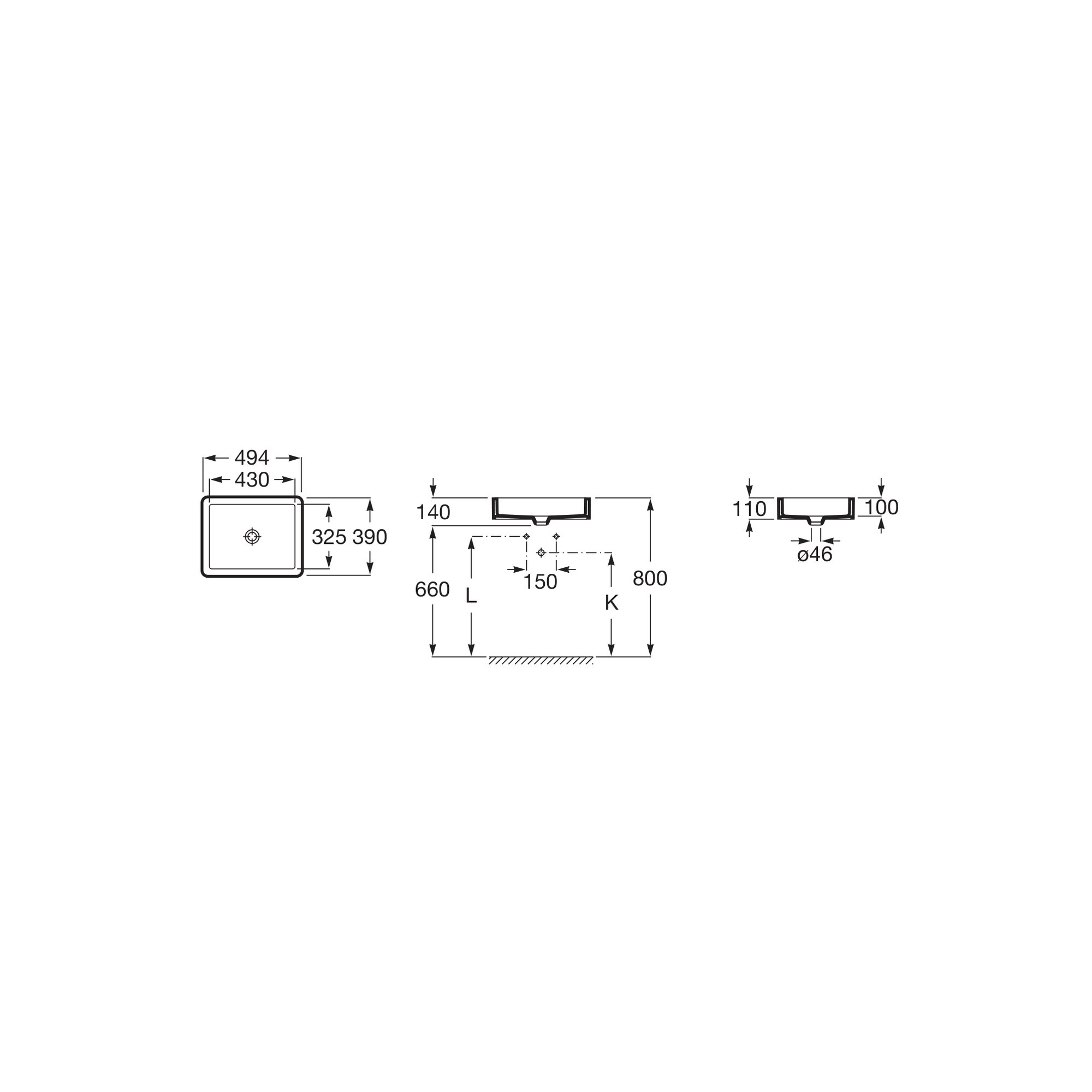 Roca Inspira FINECERAMIC® Tezgah Altı Lavabo Bej 495 x 390 mm A327536650