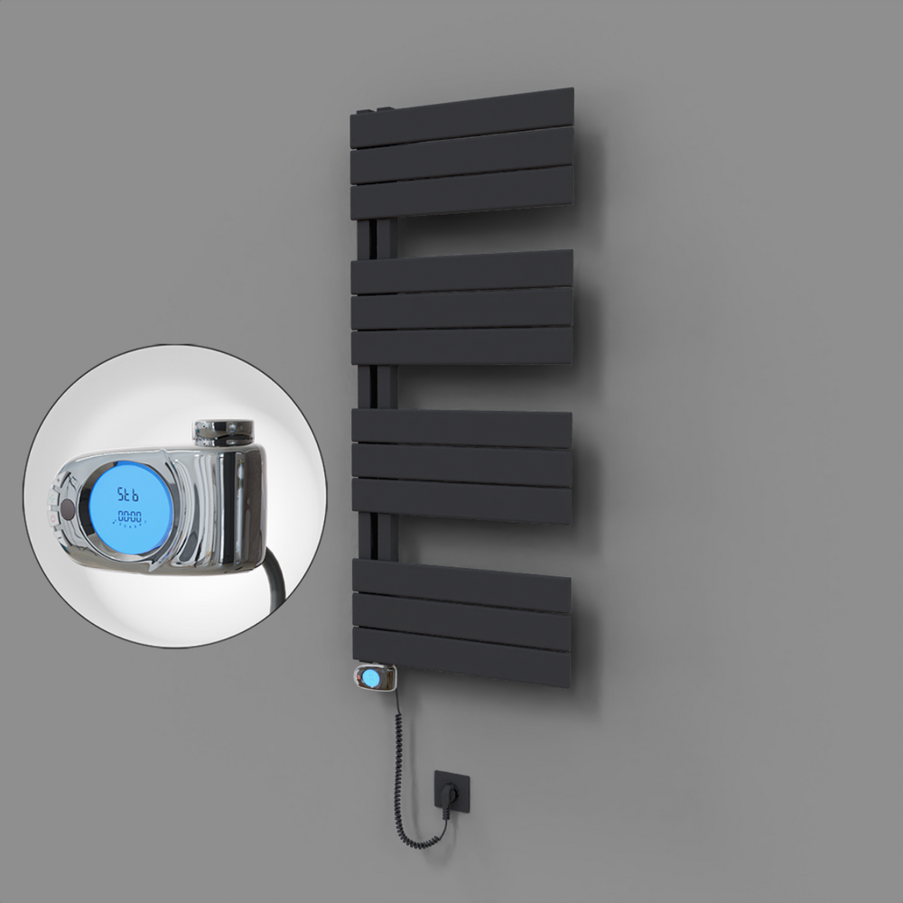 Sirius Dekoratif Elektrikli Havlupan 500x1150 Koyu Antrasit (Musa Termostat) 600W