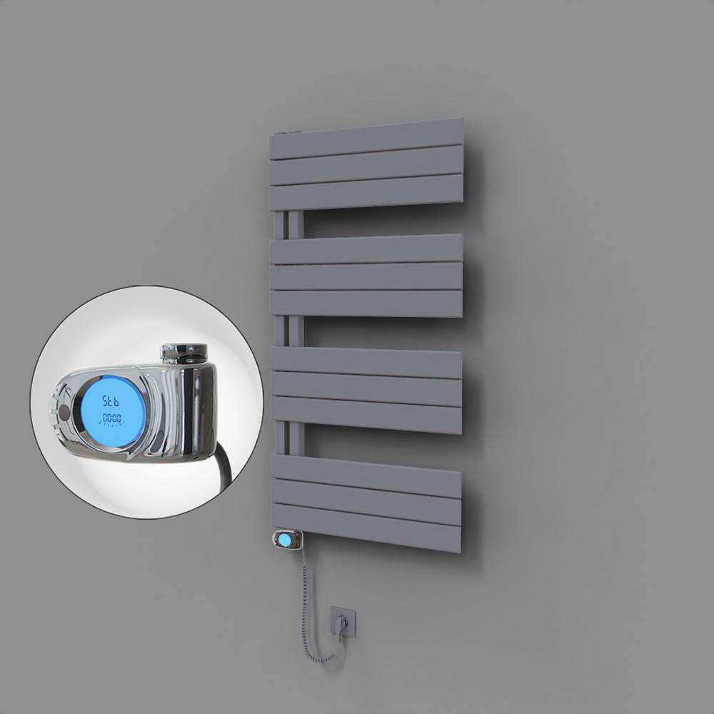Sirius Dekoratif Elektrikli Havlupan 600x1150 Gri (Musa Termostat) 600W