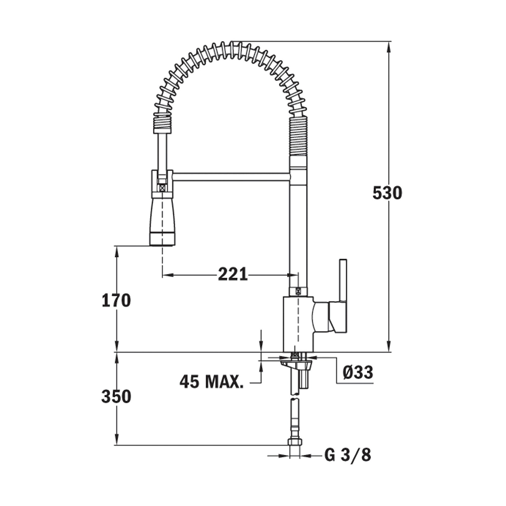 Teka ARK 939 Endüstriyel Mutfak Bataryası Krom 239391200