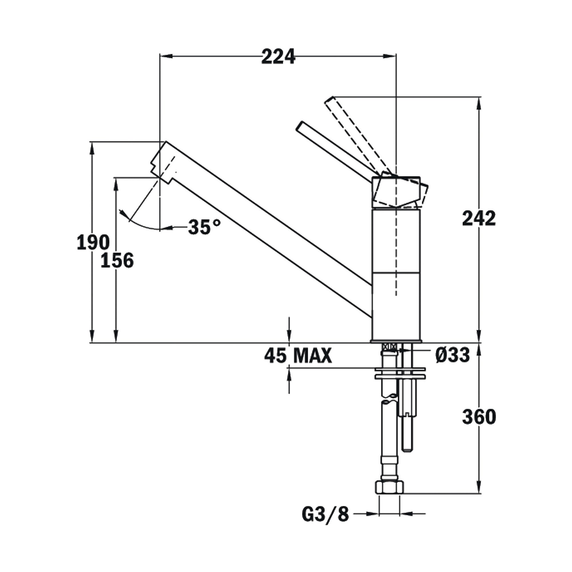 Teka AUK 913 Mutfak Bataryası Krom 509130200
