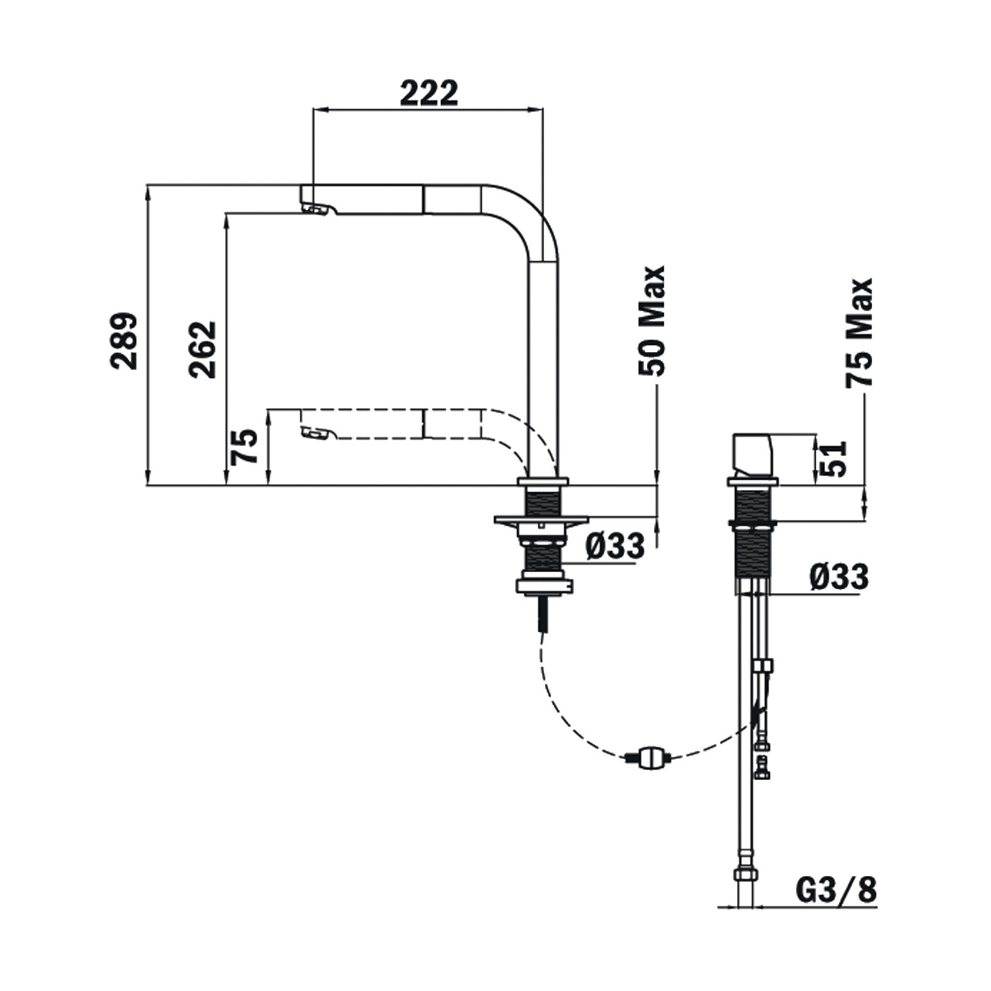 Teka AUK 983 Spiralli Mutfak Bataryası Krom 509830200