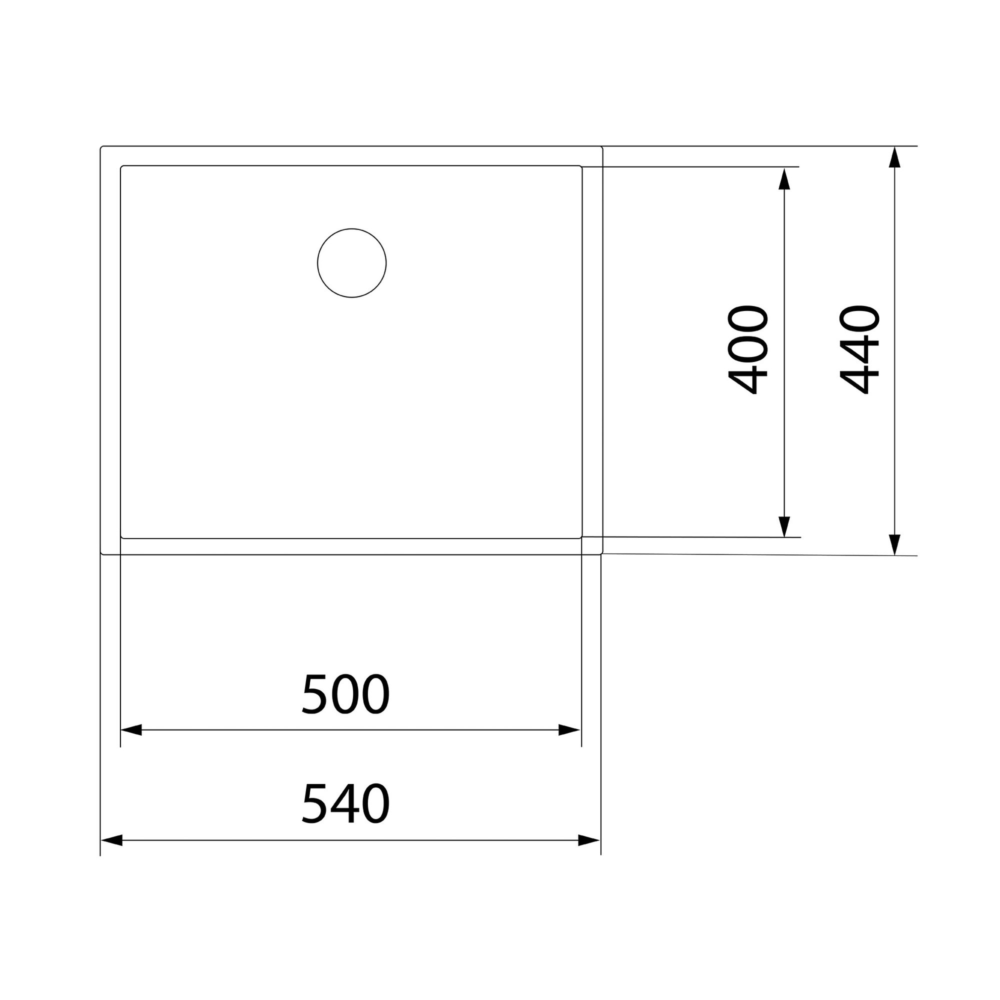 Teka Be Linea RS15 50.40 Paslanmaz Çelik Eviye 115000065