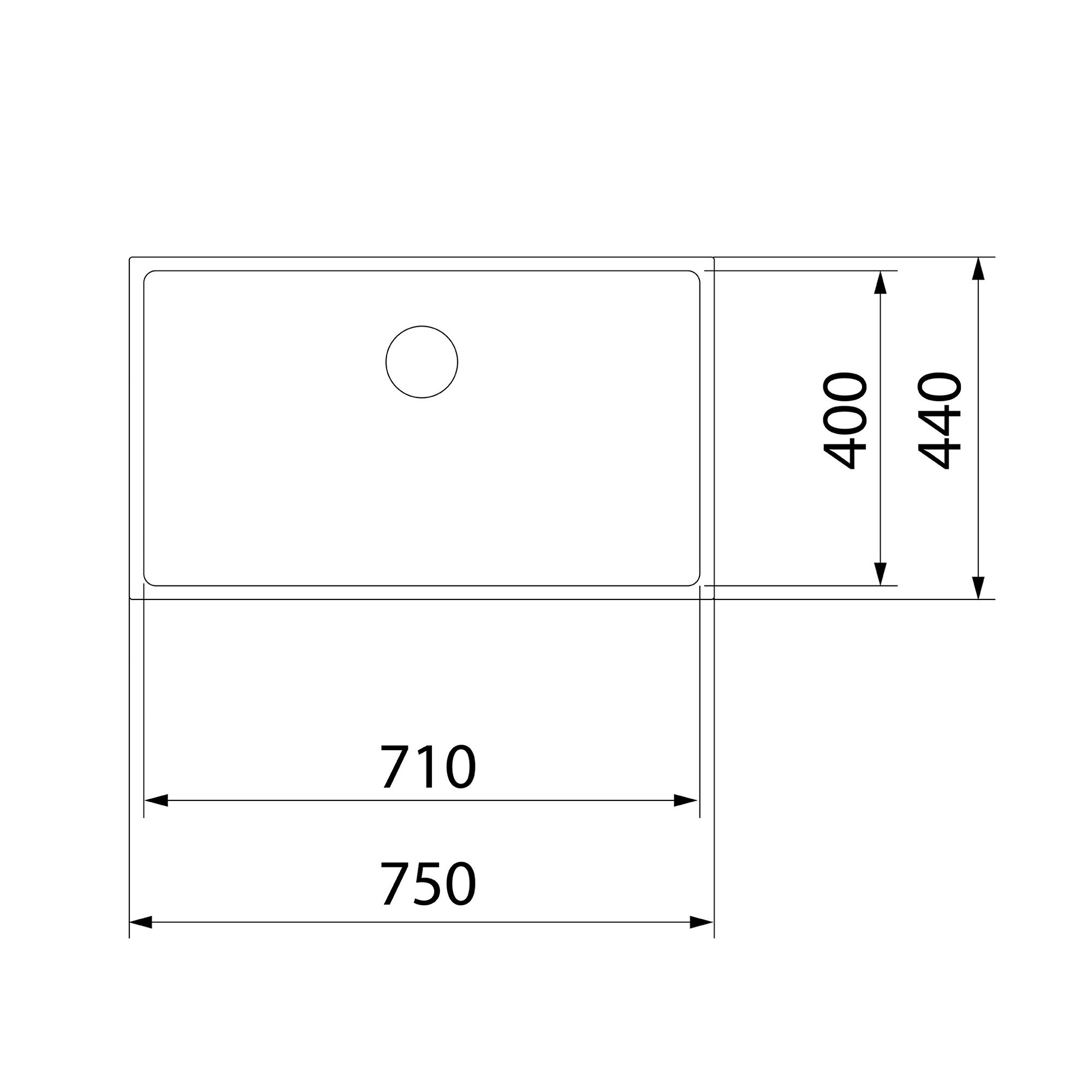 Teka Be Linea RS15 71.40 Paslanmaz Çelik Eviye 115000066