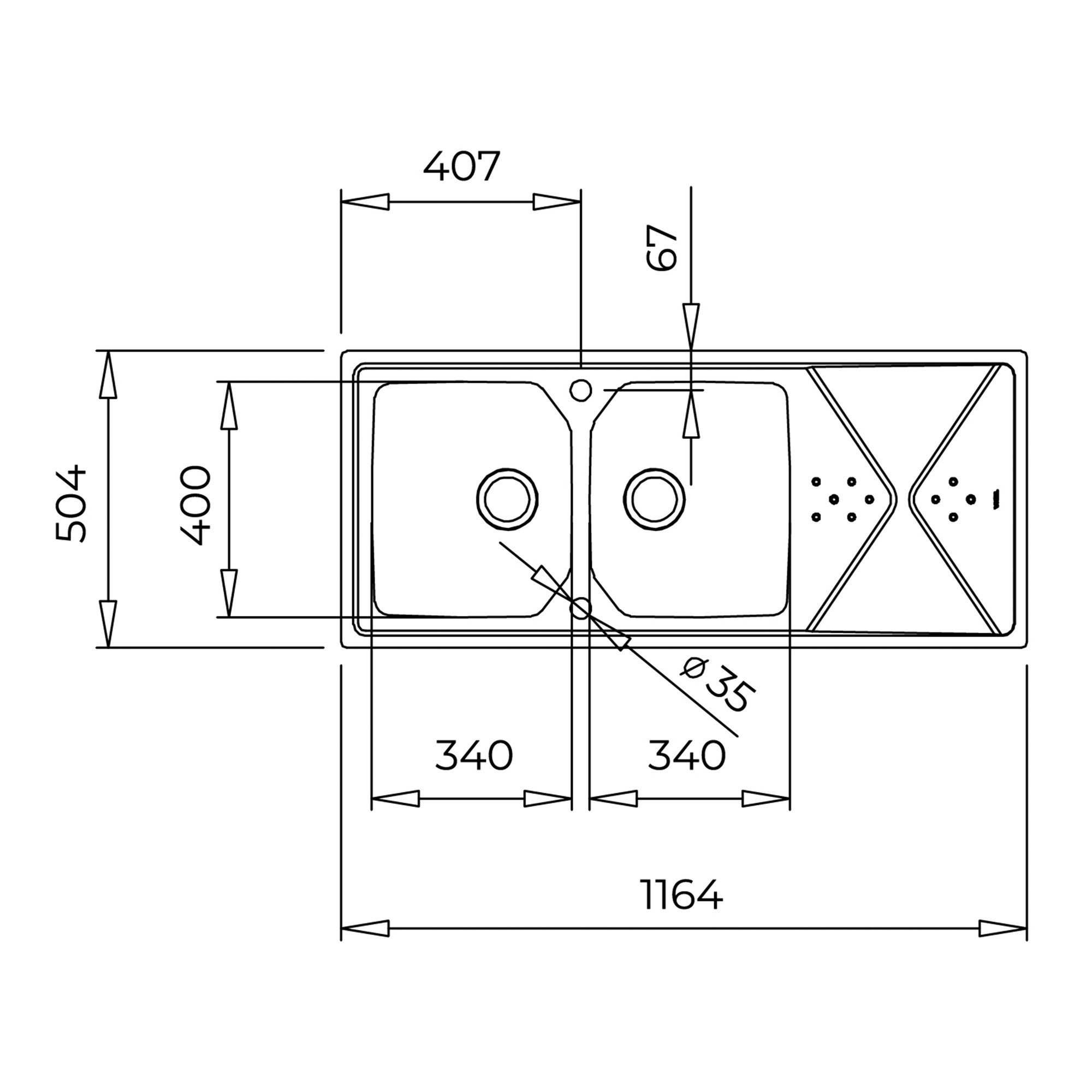 Teka Brooklyn 80 M-XP 2B 1D Paslanmaz Çelik Eviye 115160010
