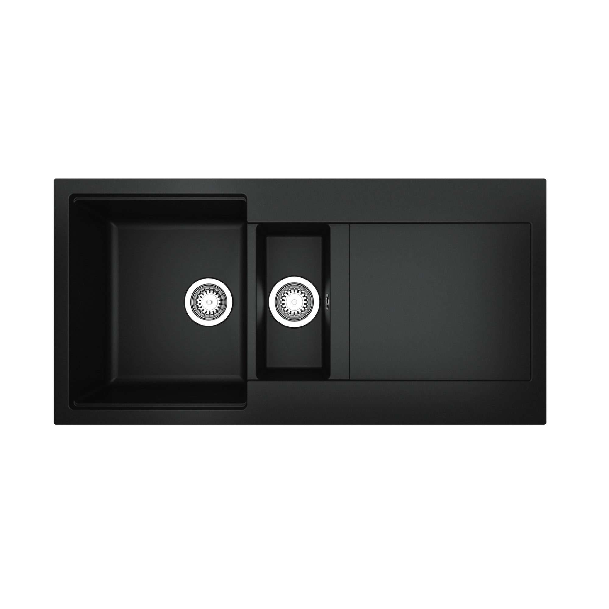 Teka Clivo 60 B-TQ 1½B 1D Plus 1,5 Hazneli Granit Eviye Oniks Siyah 115380003