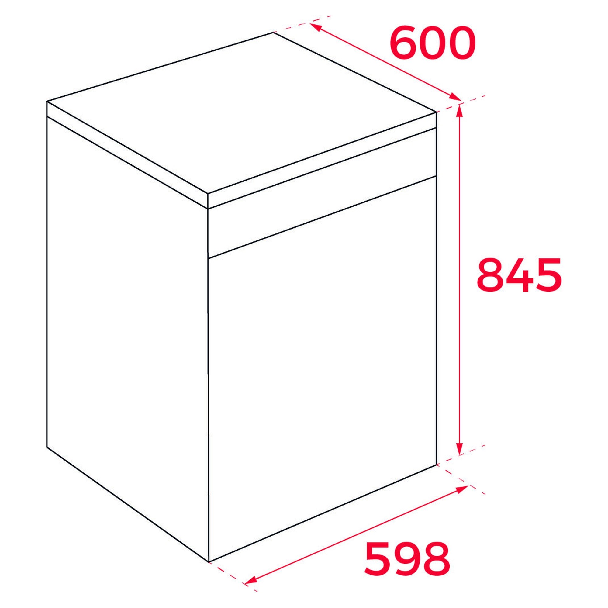 Teka DFS 264 DX 14 Kişilik Solo Bulaşık Makinesi 114210017