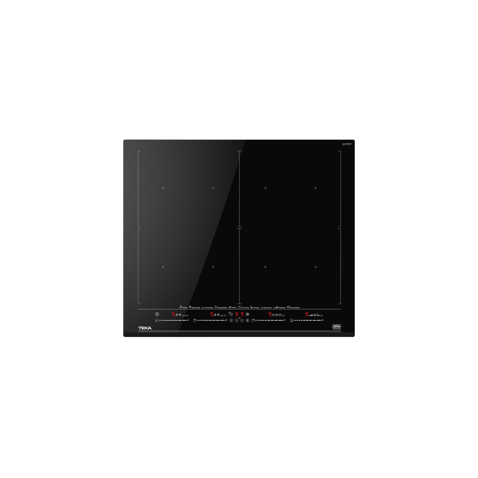 Teka DirectSense IZF 68700 MST 60 cm Vitroseramik Ocak Siyah Cam 112500037