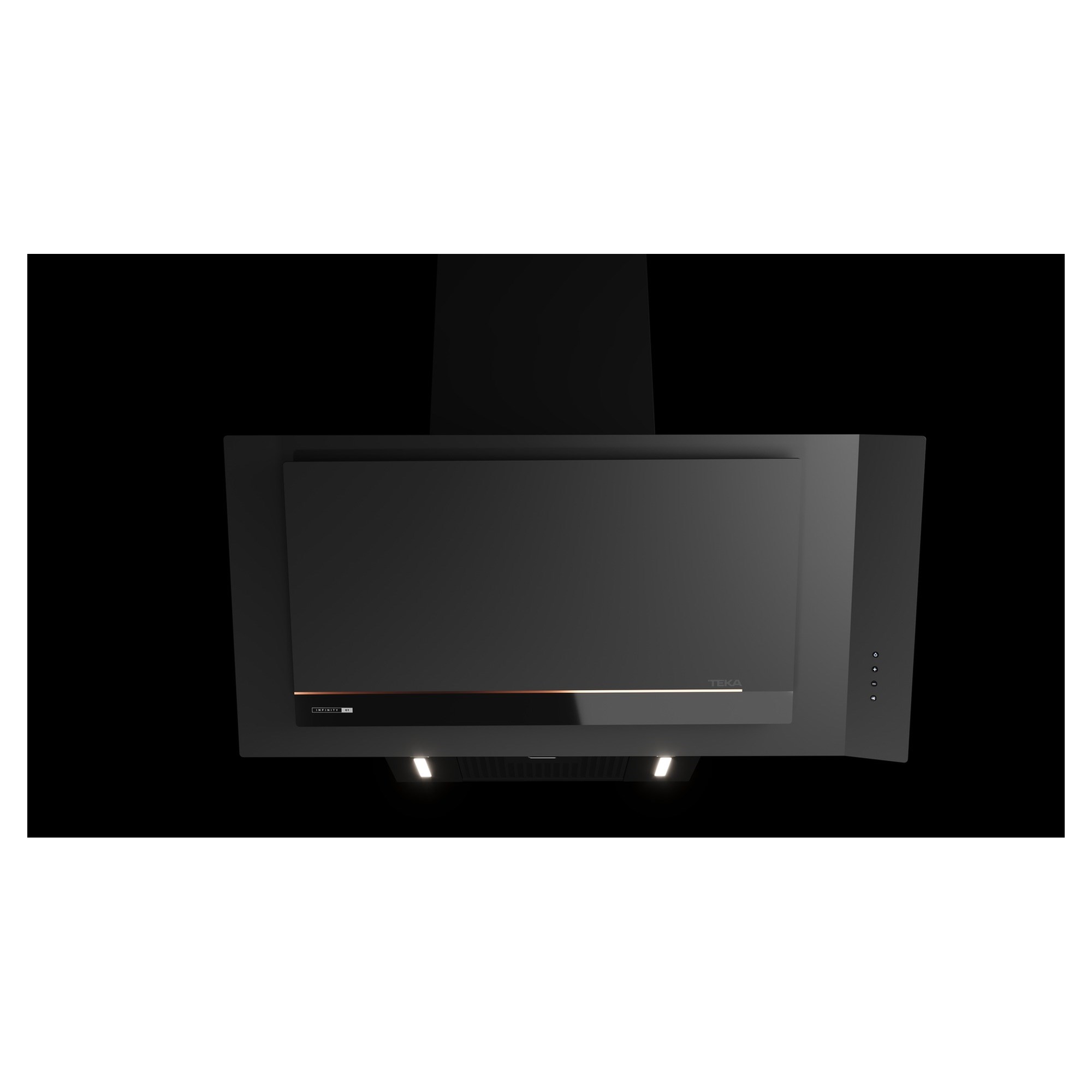 Teka DVI 98-G1 EOS BM 90 cm Duvar Tipi Davlumbaz Mat Siyah 112930071
