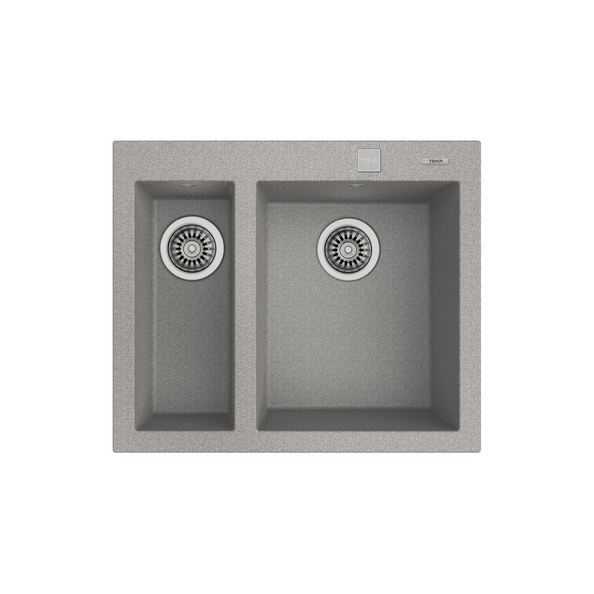 Teka ForSquare 590 TG Çift Hazneli Granit Eviye Gri 115260020