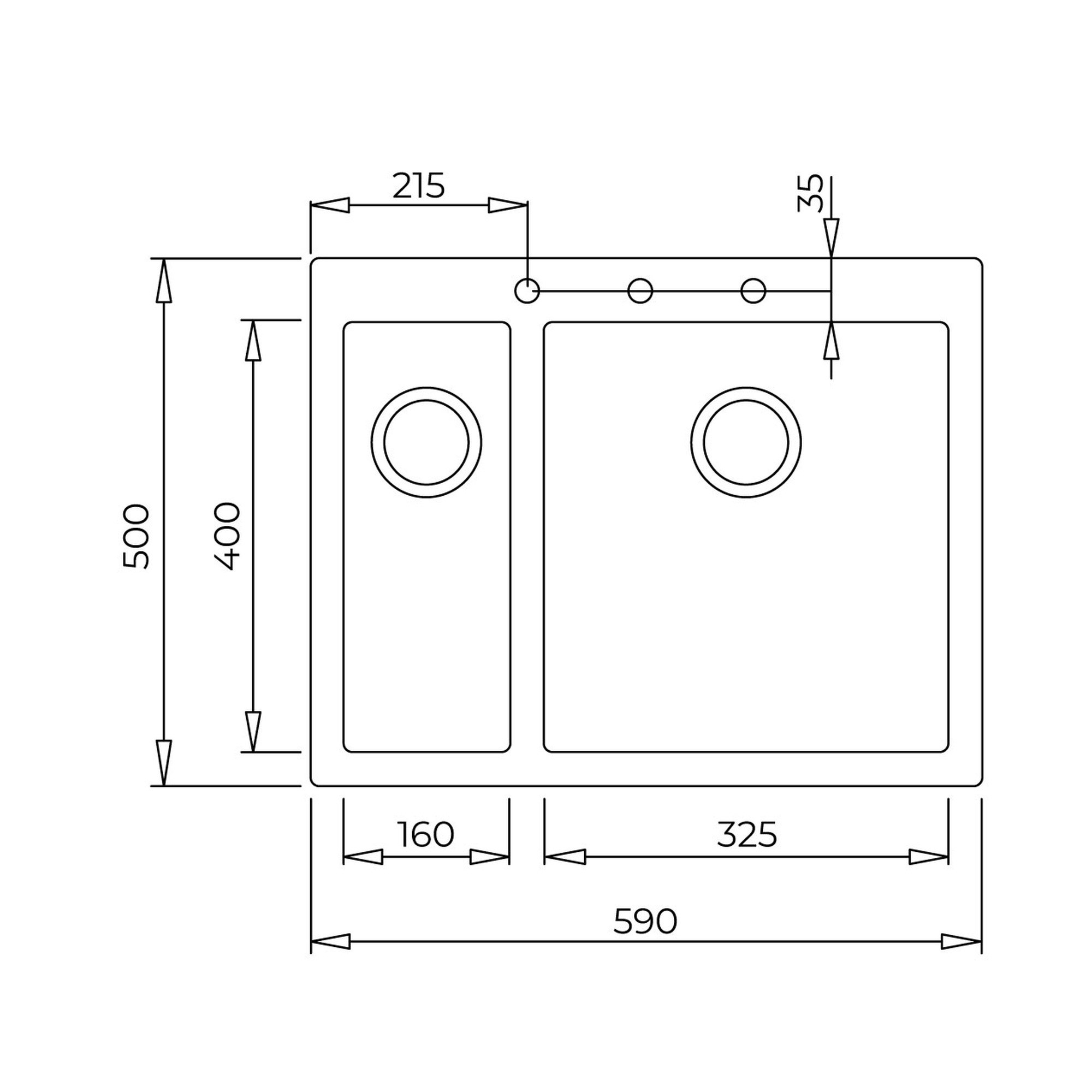 Teka ForSquare 590 TG Çift Hazneli Granit Eviye Siyah 115260019