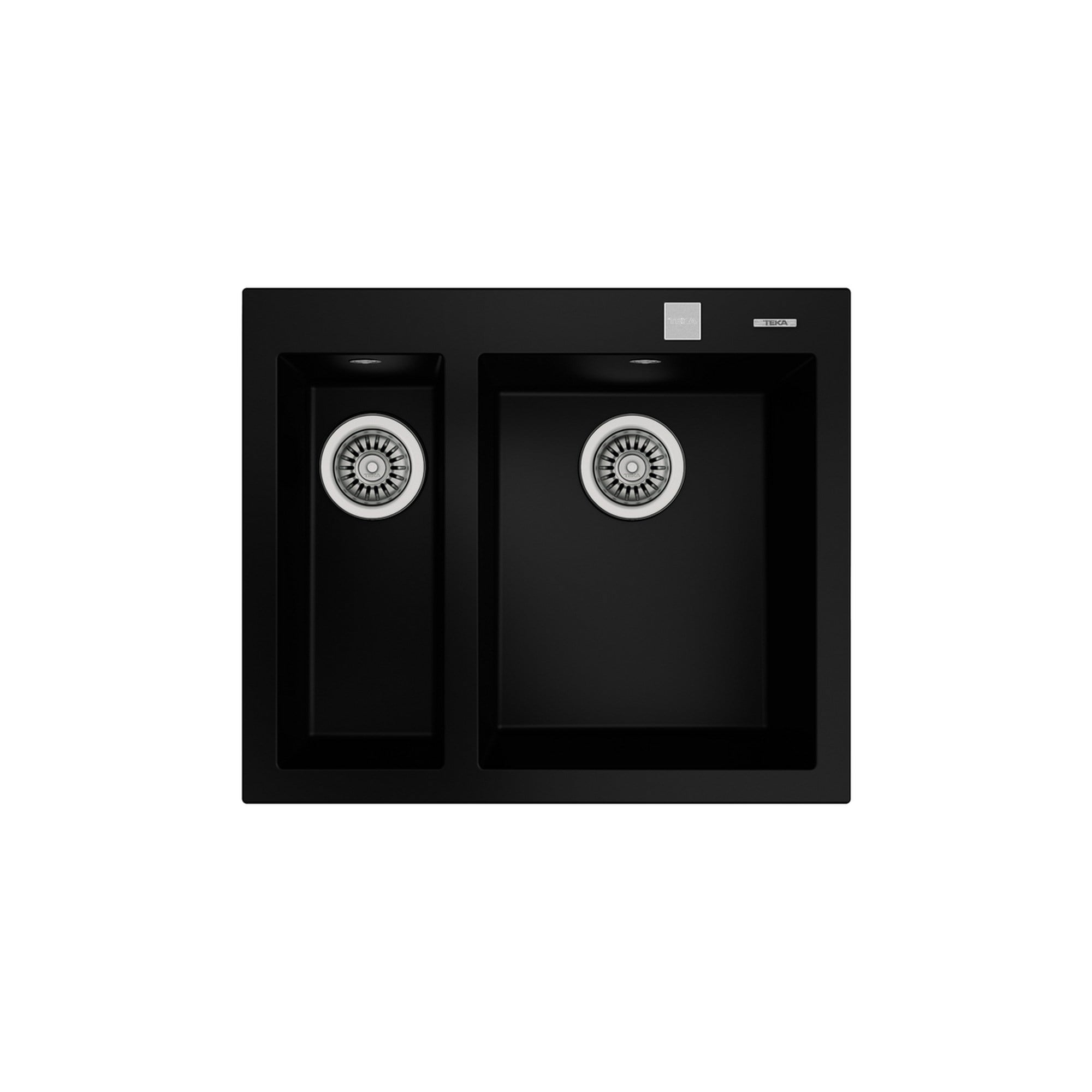 Teka ForSquare 590 TG Çift Hazneli Granit Eviye Siyah 115260019