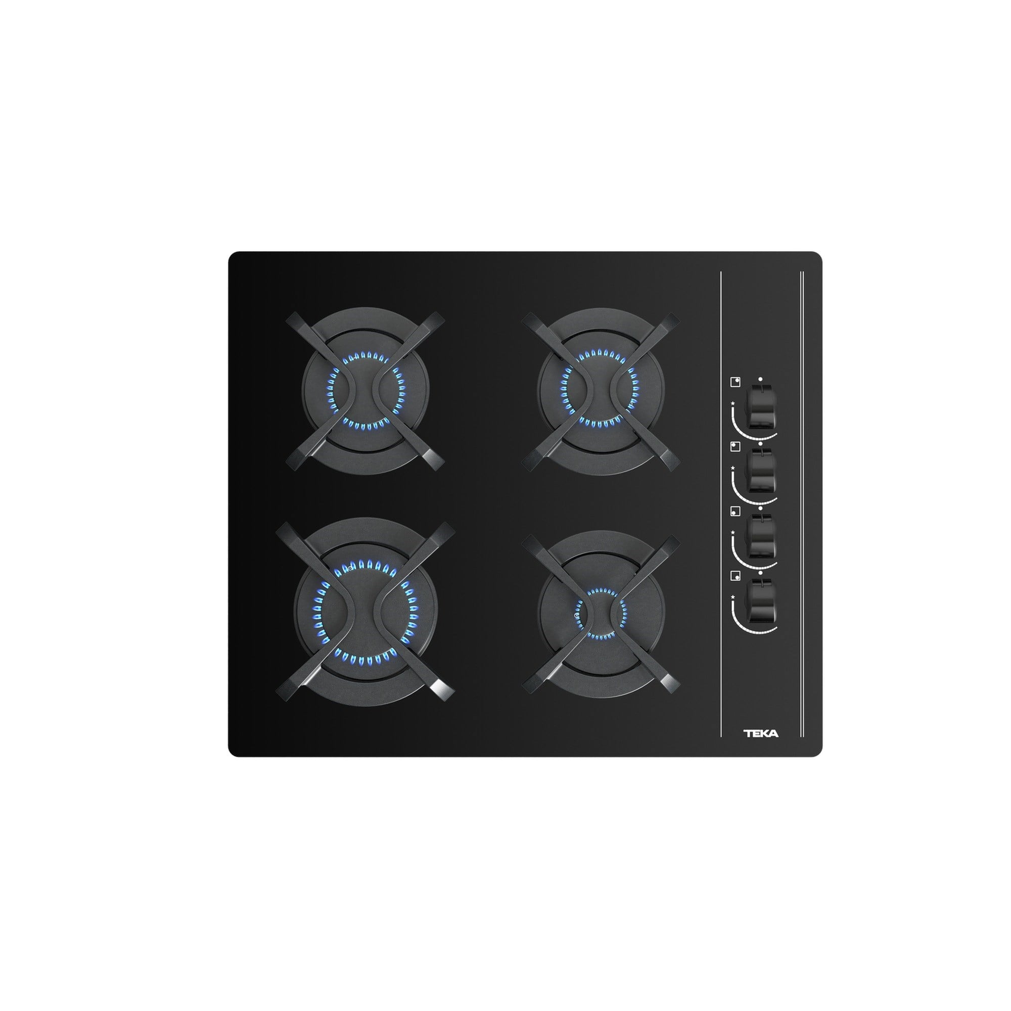 Teka GBC 64002 KBC 60 cm Gazlı Ocak Siyah Cam 112580045