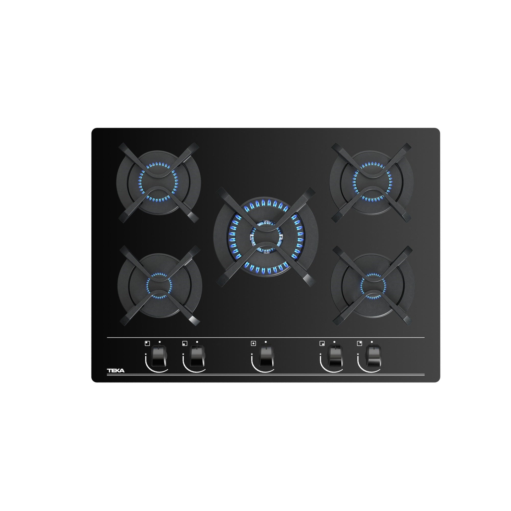Teka GBC 75030 KBC 70 cm Gazlı Ocak Siyah Cam 112580041