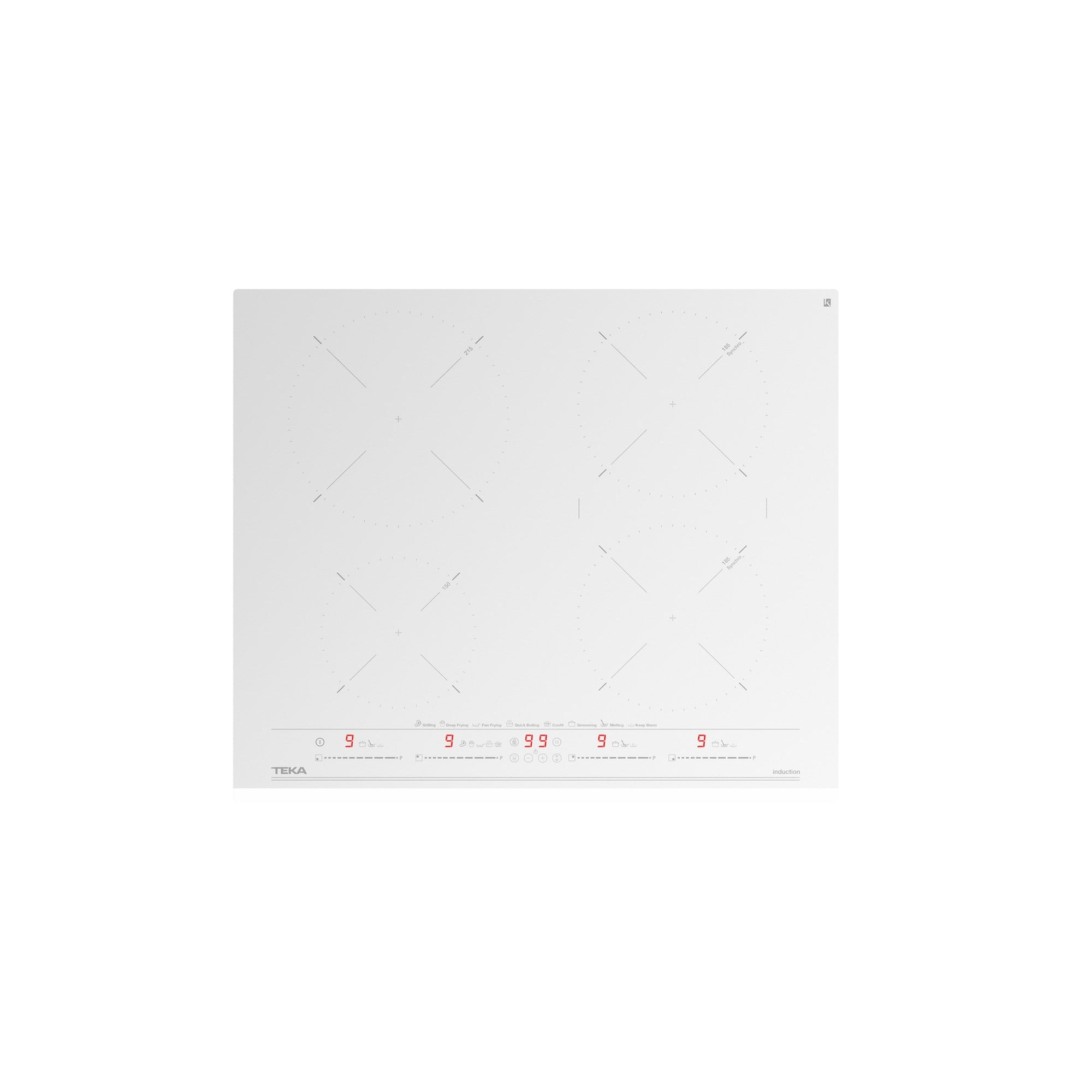 Teka IZC 64630 WH MST 60 cm İndüksiyon Ocak Beyaz 112500027