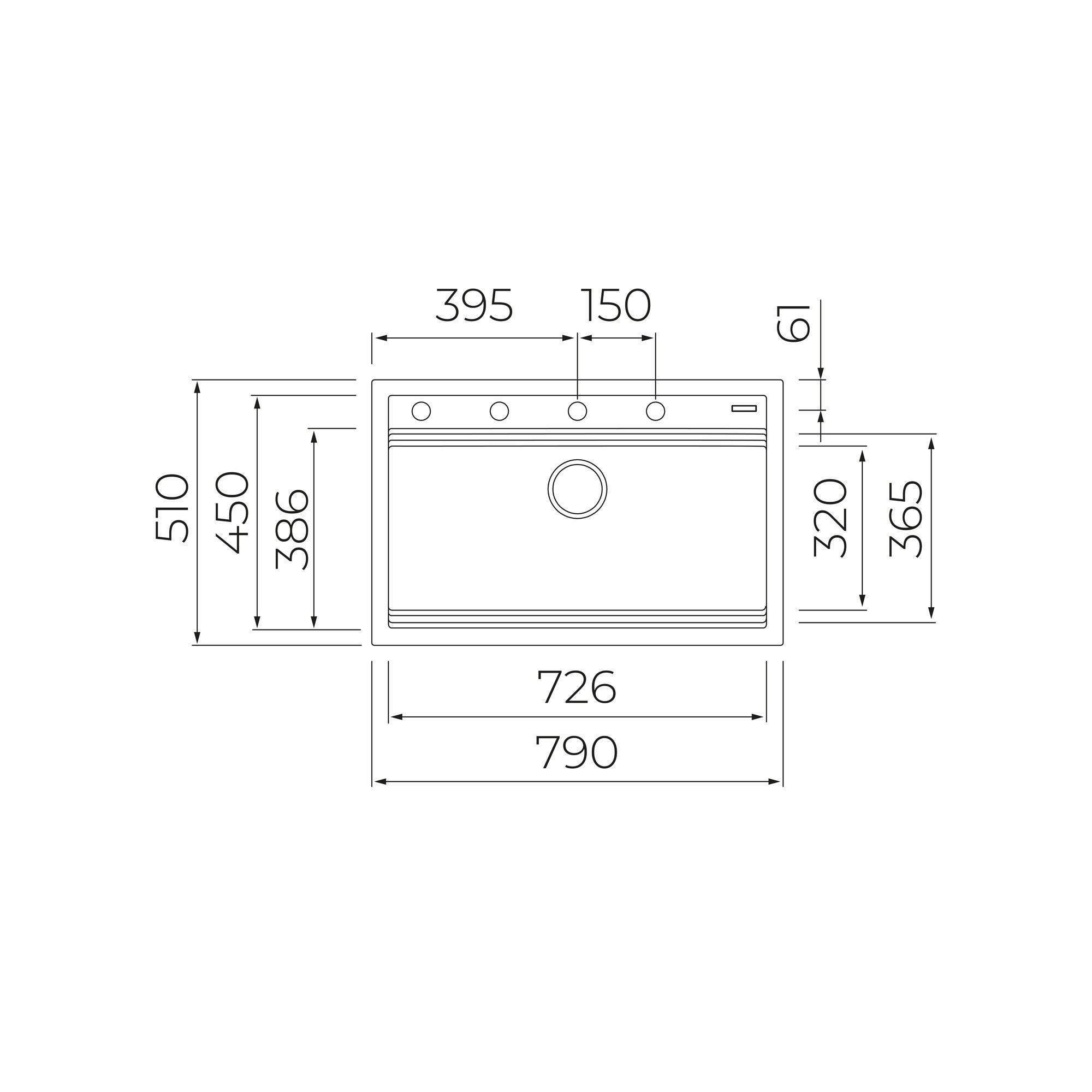 Teka Nova 80 WS-TG 1B Granit Eviye Siyah 115230057