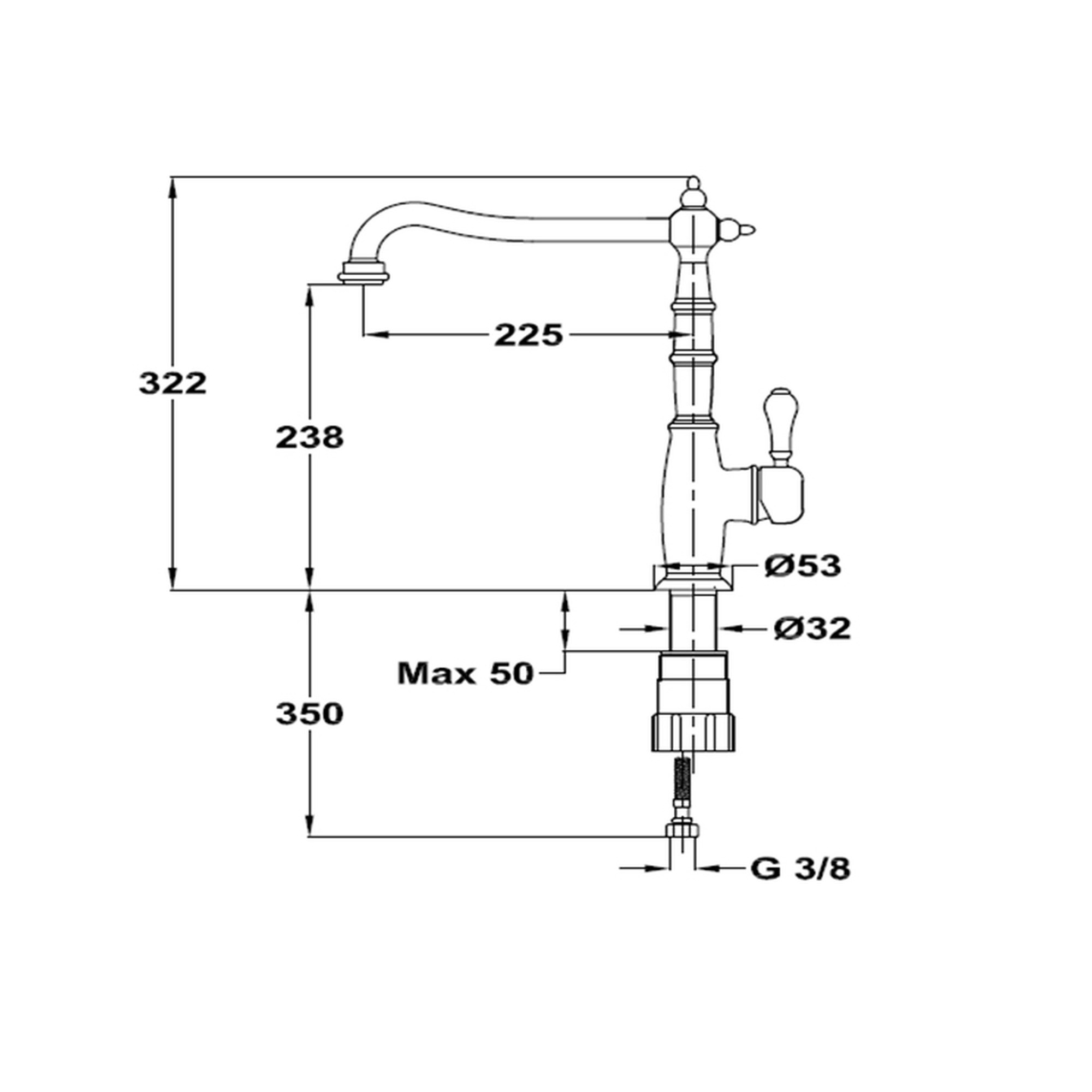 Teka RT 915 Mutfak Bataryası Pirinç 116030051