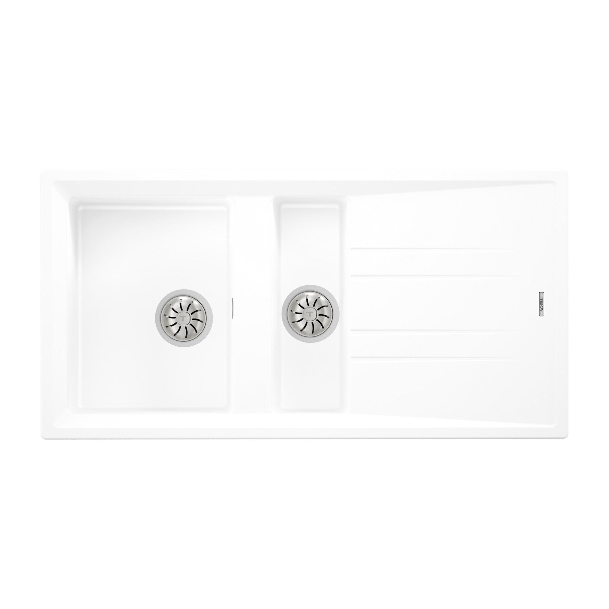 Teka Stone 60 B-TG 1½B 1D 1,5 Hazneli Granit Eviye Beyaz 115360005