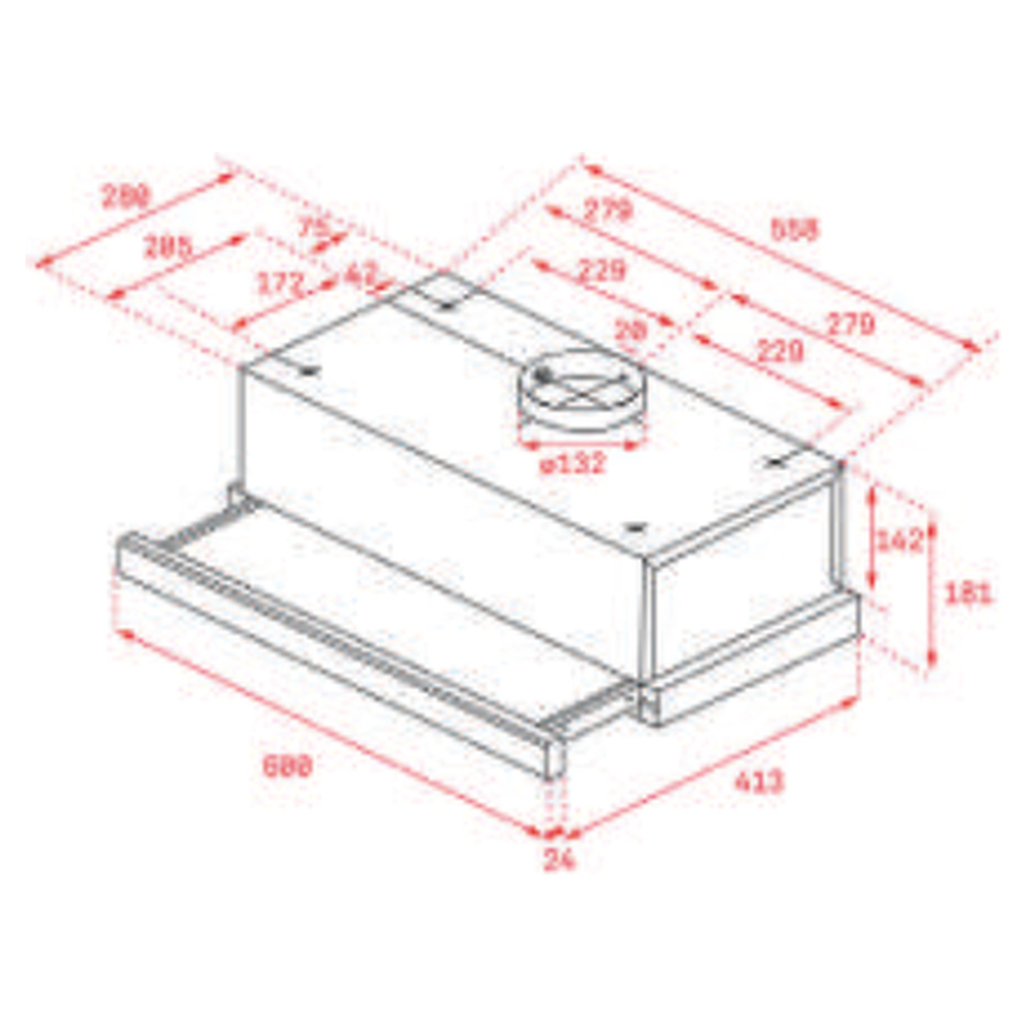 Teka TL 6210 Sürgülü Aspiratör Beyaz 113080005